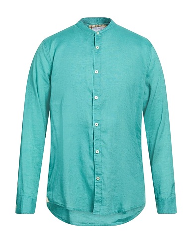 MARKUP Chemise en lin VERDE PETROLIO 100% Lin