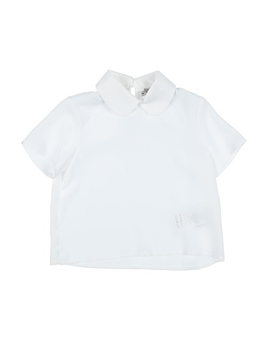 SIMONETTA Top White 84% Acetate, 16% Silk
