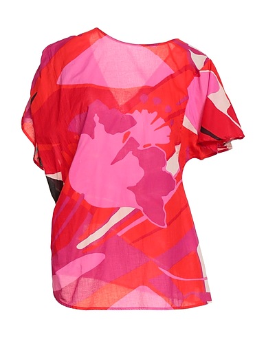 MANILA GRACE Top Red 100% Cotton