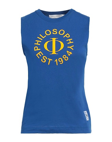 PHILOSOPHY di LORENZO SERAFINI T-shirt Blue 100% Cotton