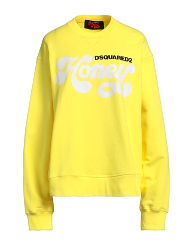 DSQUARED2 スウェット イエロー コットン 100%