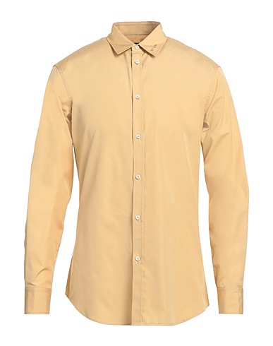DSQUARED2 Einfarbiges Hemd Senf 100% Baumwolle