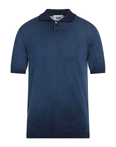 ALPHA STUDIO Sweater Navy 100% Cotton