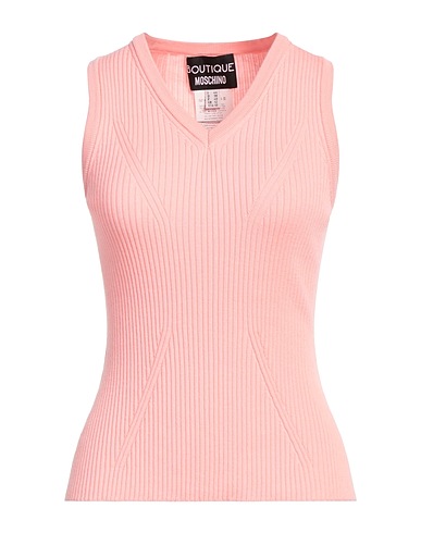 BOUTIQUE MOSCHINO Top Pink 100% Virgin Wool