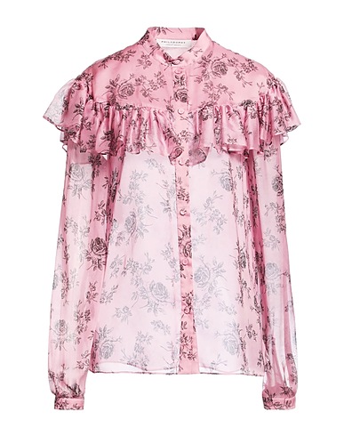 PHILOSOPHY di LORENZO SERAFINI Floral shirts & blouses Antique rose 100% Silk