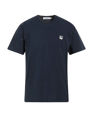 MAISON KITSUNÉ Basic T-shirt Midnight blue 100% Cotton