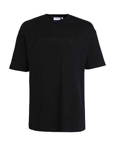 CALVIN KLEIN T-shirt Nero 100% Cotone