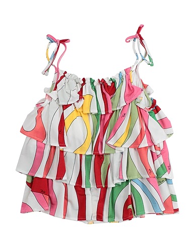 PUCCI Top White 93% Viscose, 7% Elastane
