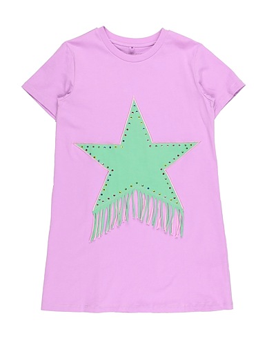 STELLA McCARTNEY KIDS Dress Lilac 100% Cotton, Elastane, Polyester