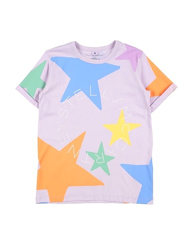 STELLA McCARTNEY KIDS T-shirt Lilac 100% Cotton, Elastane