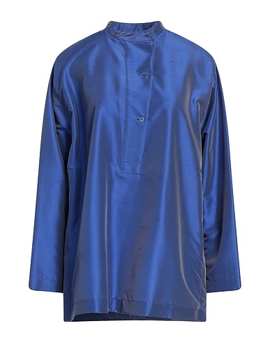 EMPORIO ARMANI Top Navy blue 66% Polyester, 34% Silk