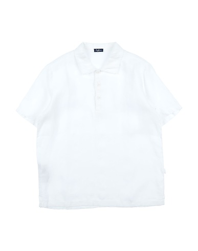 IL GUFO Polo shirt White 100% Linen