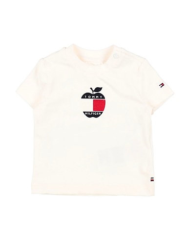 TOMMY HILFIGER T-Shirt Off white 93% Baumwolle, 7% Elastan