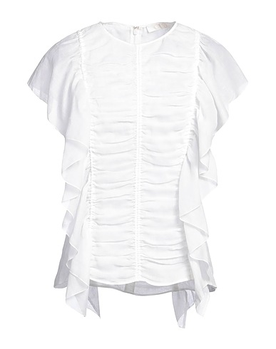 CHLOÉ Top White 100% Ramie