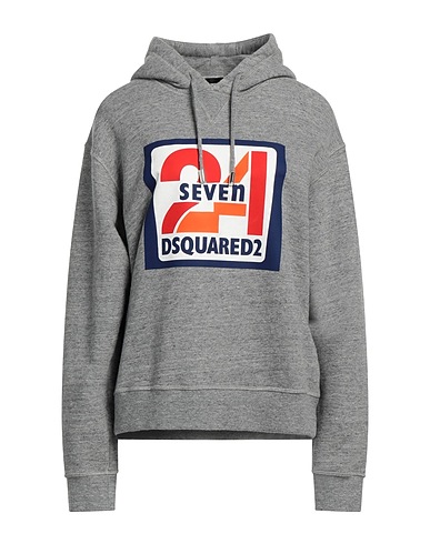 DSQUARED2 Hoodie Grau 100% Baumwolle