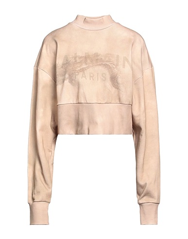 BALMAIN Sweatshirt Khaki 100% Cotton