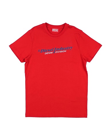 DIESEL T-shirt Red 100% Cotton