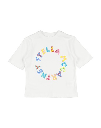 STELLA McCARTNEY KIDS T-shirt White 100% Cotton, Elastane