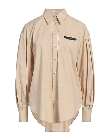 BRUNELLO CUCINELLI Shirts Beige 100% Cotton