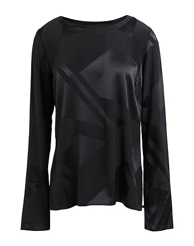 AHLVAR GALLERY Top Nero 93% Seta, 7% Elastan