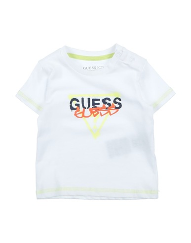 GUESS T-shirt White 100% Cotton