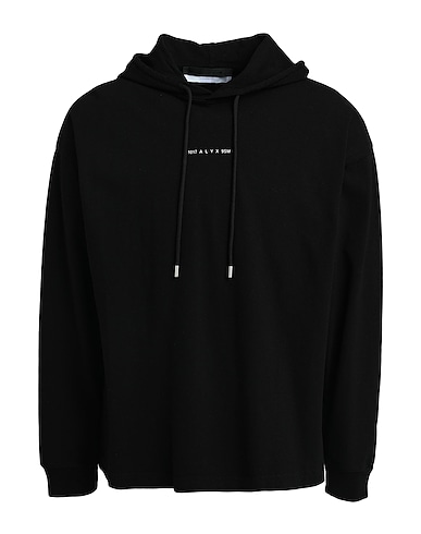 1017 ALYX 9SM Hooded sweatshirt Black 100% Cotton