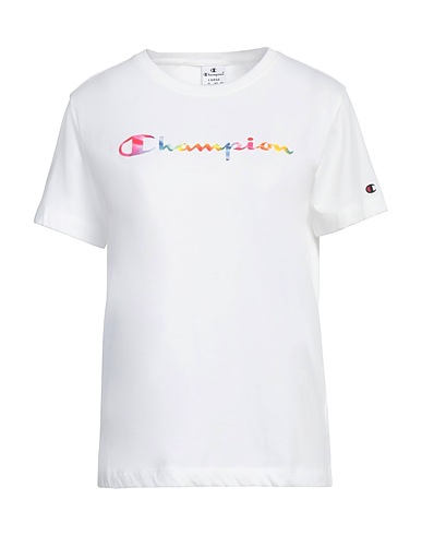 CHAMPION Ｔシャツ ホワイト コットン 60% / ポリエステル 40%