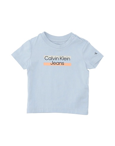 CALVIN KLEIN JEANS T-shirt Light grey 93% Cotton, 7% Elastane