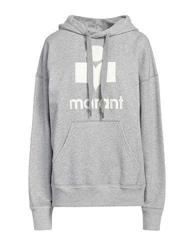 MARANT ÉTOILE Hooded sweatshirt Light grey 88% Organic cotton, 12% Polyester