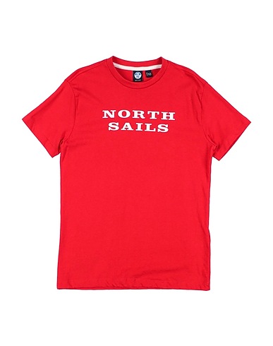 NORTH SAILS T-shirt Rosso 100% Cotone