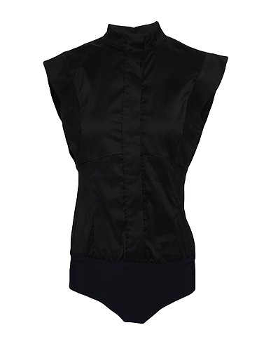 EMME by MARELLA TOPS & TEES Black 63% Cotton, 37% Polyester, Polyamide, Elastane