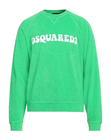 DSQUARED2 Sweatshirt Green 80% Cotton, 20% Polyamide