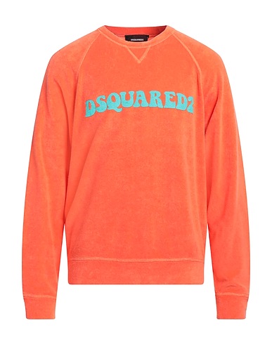 DSQUARED2 Sweatshirt Orange 80% Cotton, 20% Polyamide