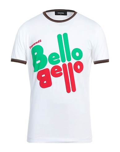 DSQUARED2 T-shirt BIANCO 100% Cotton