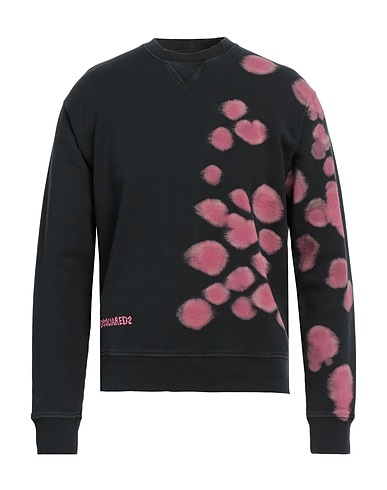 DSQUARED2 Felpa Nero 100% Cotone