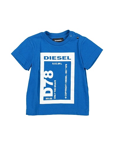 DIESEL T-shirt Blue 100% Cotton