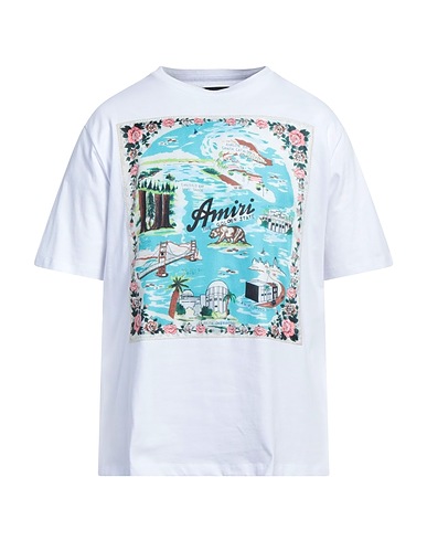 AMIRI Camiseta Blanco 100% Algodón, Poliéster