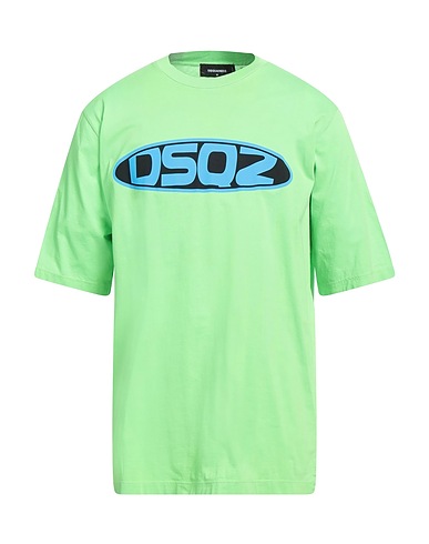 DSQUARED2 T-shirt Verde lime 100% Cotone