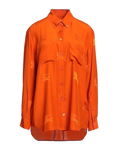BURBERRY Silk shirts & blouses Orange 100% Silk