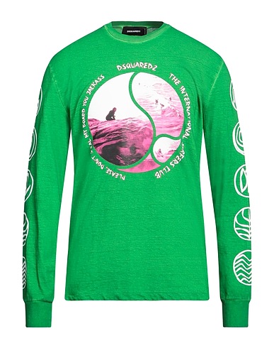 DSQUARED2 T-shirt Green 100% Cotton