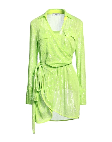 JIJIL Sequin dress Lime green 97% Polyester, 3% Elastane