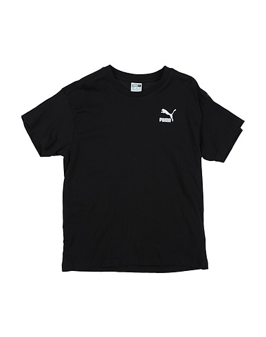 PUMA Футболка Чёрный 100% Хлопок, Полиэстер
