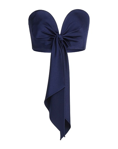 ALEX PERRY Top Navy blue 82% Triacetate, 18% Elastane