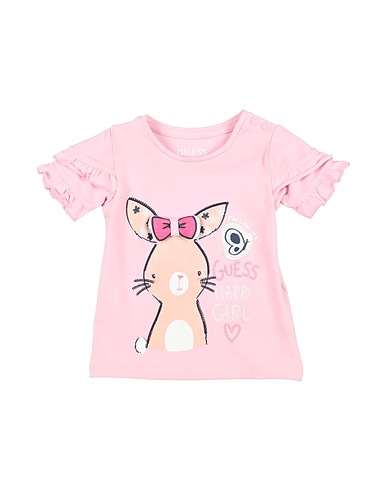 GUESS T-Shirt Rosa 95% Organische Baumwolle, 5% Elastan