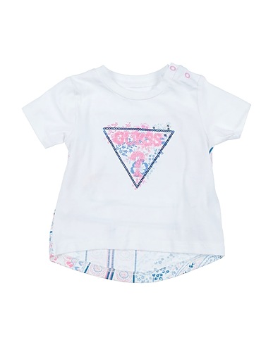 GUESS T-shirt White 95% Organic cotton, 5% Elastane