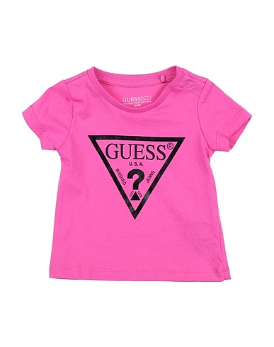 GUESS T-shirt Fuchsia 100% Organic cotton