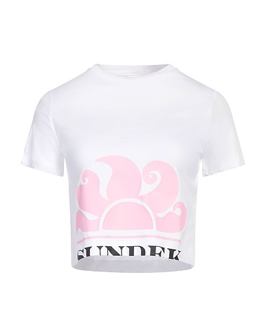 SUNDEK Crop top White 100% Cotton