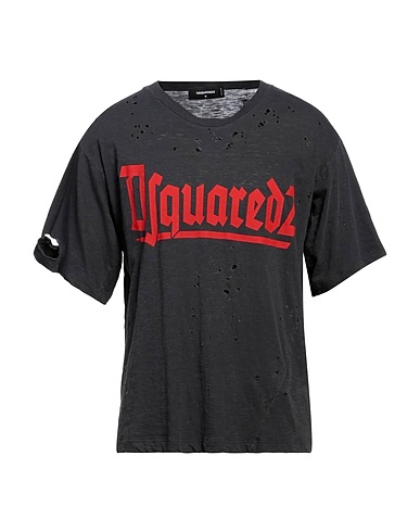 DSQUARED2 T-shirt Charcoal 88% Cotton, 12% Viscose