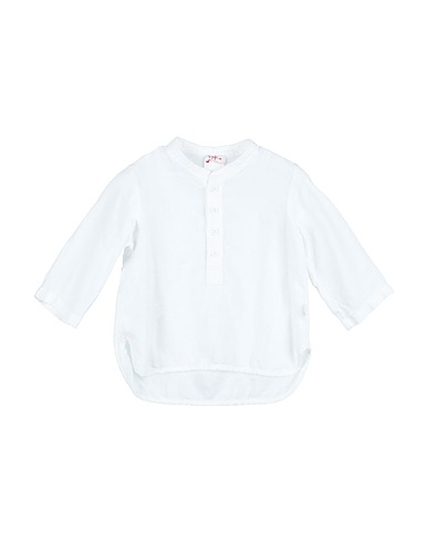 IL GUFO Solid color shirt White 100% Linen