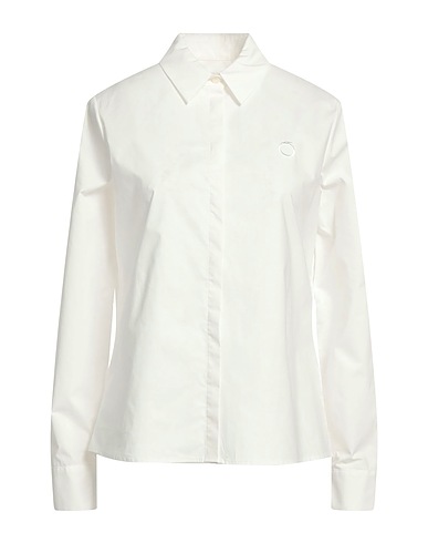 TRUSSARDI Solid colour shirts & blouses White 100% Cotton